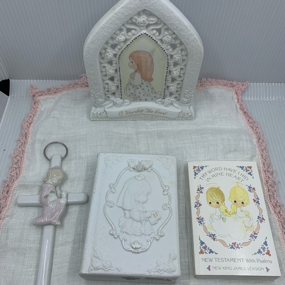Precious Moments Other Precious Moments White And Pink Religious